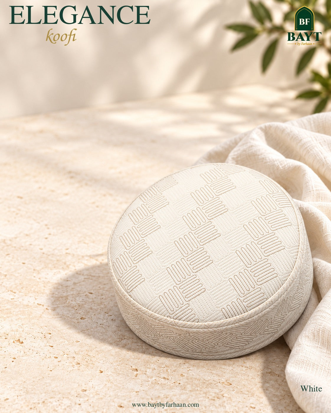 Elegance Koofi — White