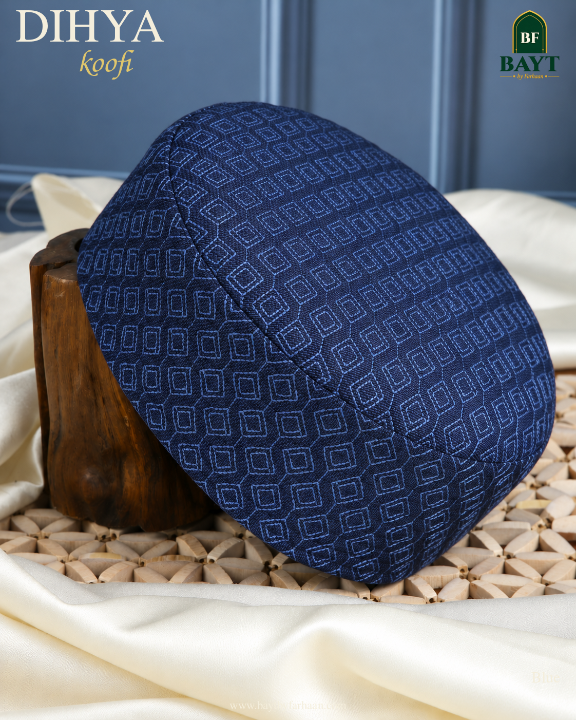 Dihya Koofi in Blue — Bayt by Farhaan