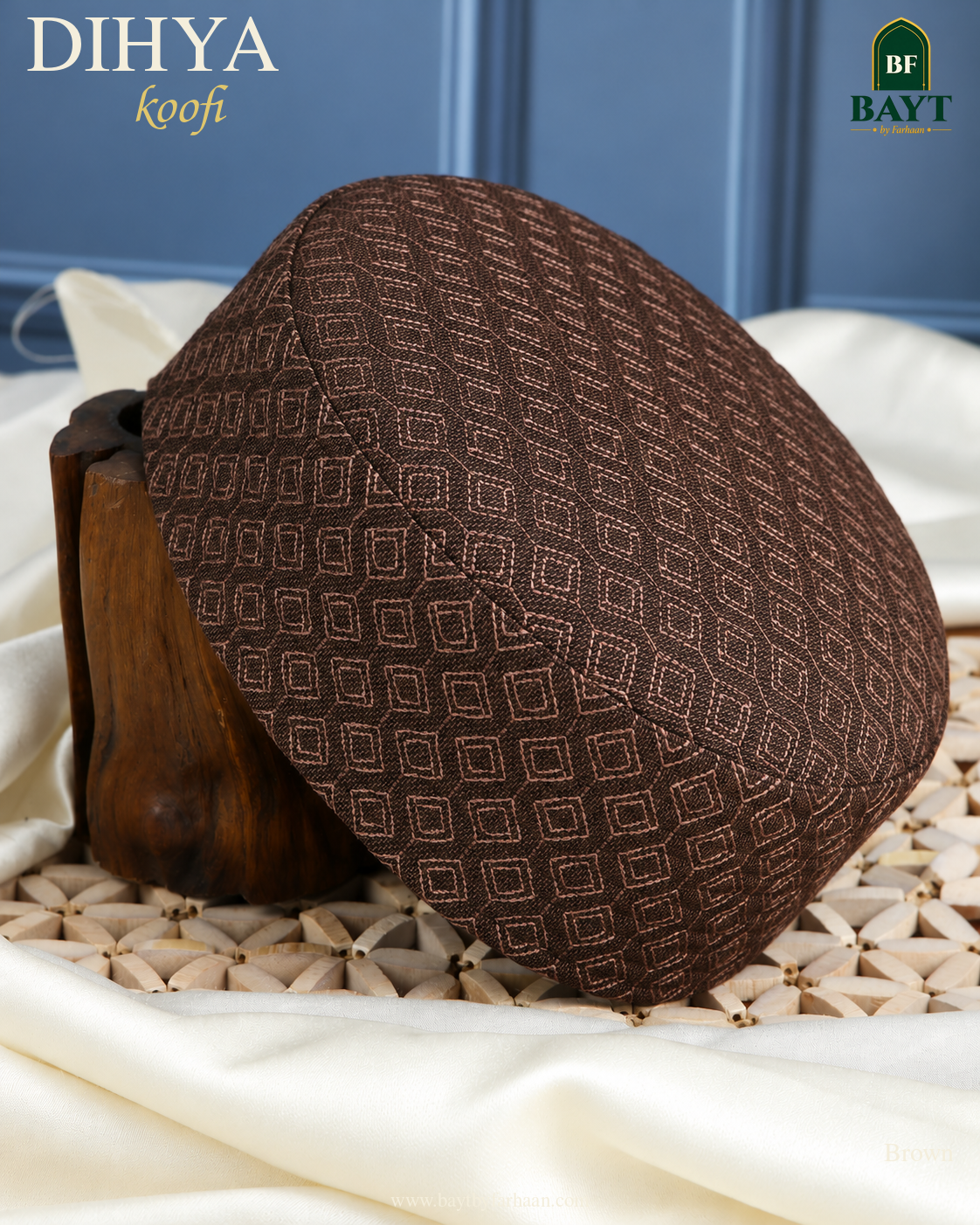Dihya Koofi in Brown — Bayt by Farhaan